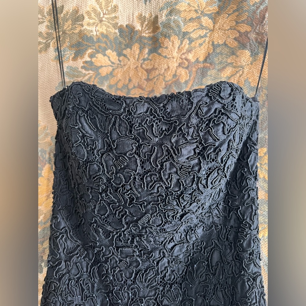 Lillie Rubin 1990s Black Mini Dress - Picture 2 of 11